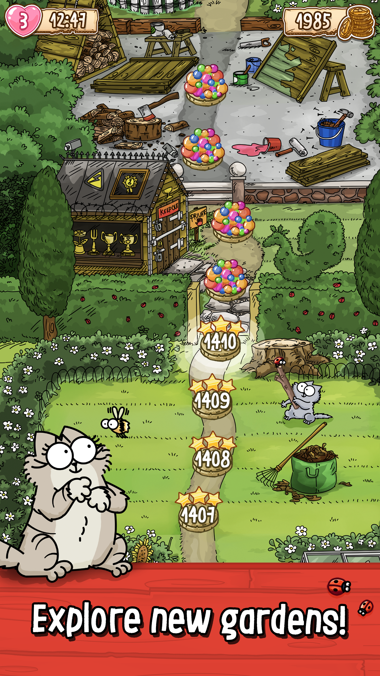 اسکرین شات 2 بازی Simon's Cat - Pop Time
