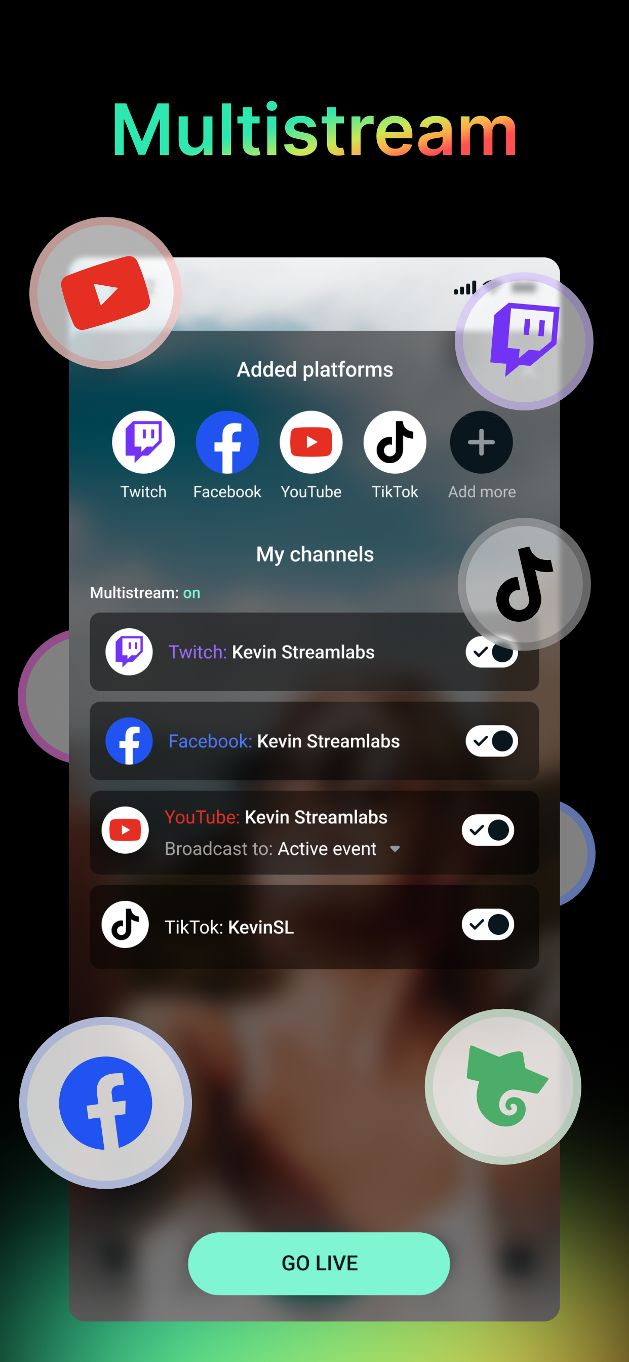 اسکرین شات برنامه Streamlabs: Live Streaming 3