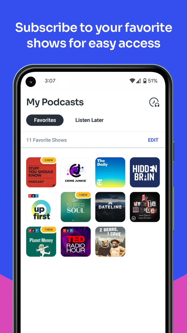 اسکرین شات 3 برنامه Podcast App