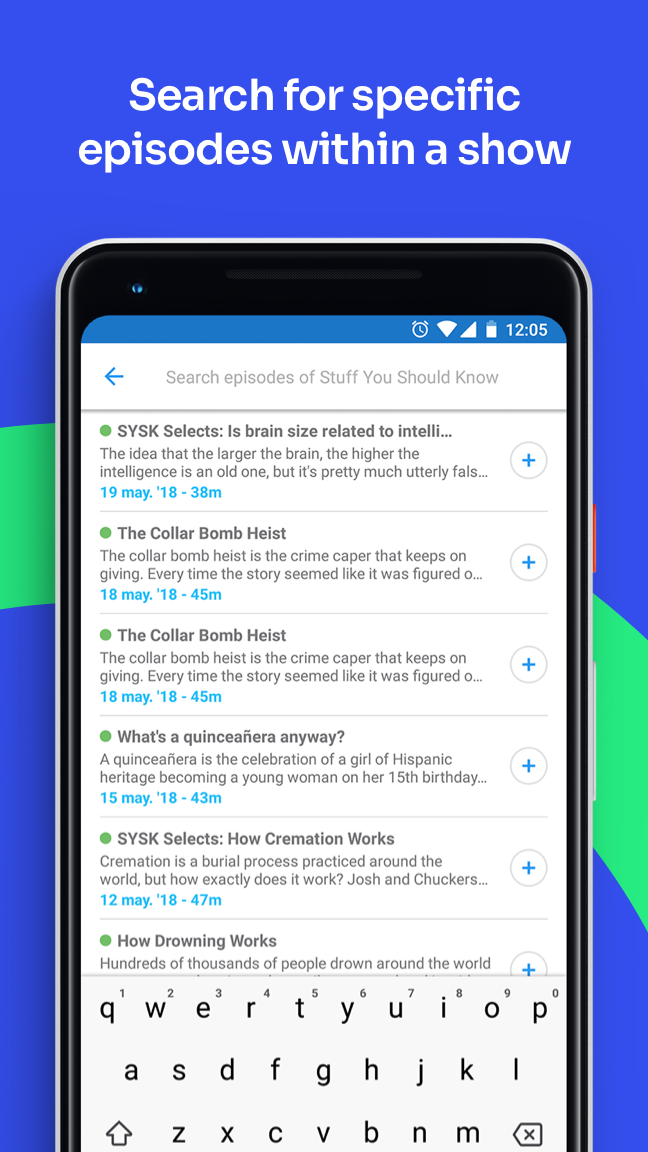 اسکرین شات 7 برنامه Podcast App