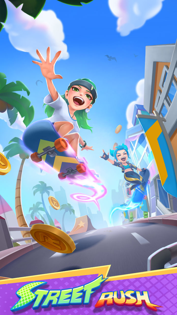 اسکرین شات 1 بازی Street Rush - Running Game