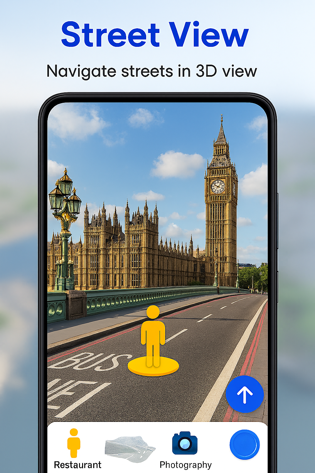 اسکرین شات 4 برنامه GPS Earth Map - Live Satellite