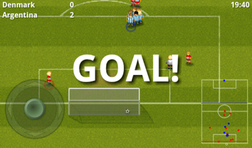 اسکرین شات 1 بازی Striker Soccer