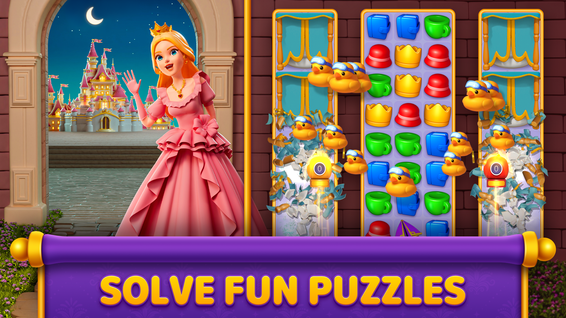 اسکرین شات 2 بازی Castle Match