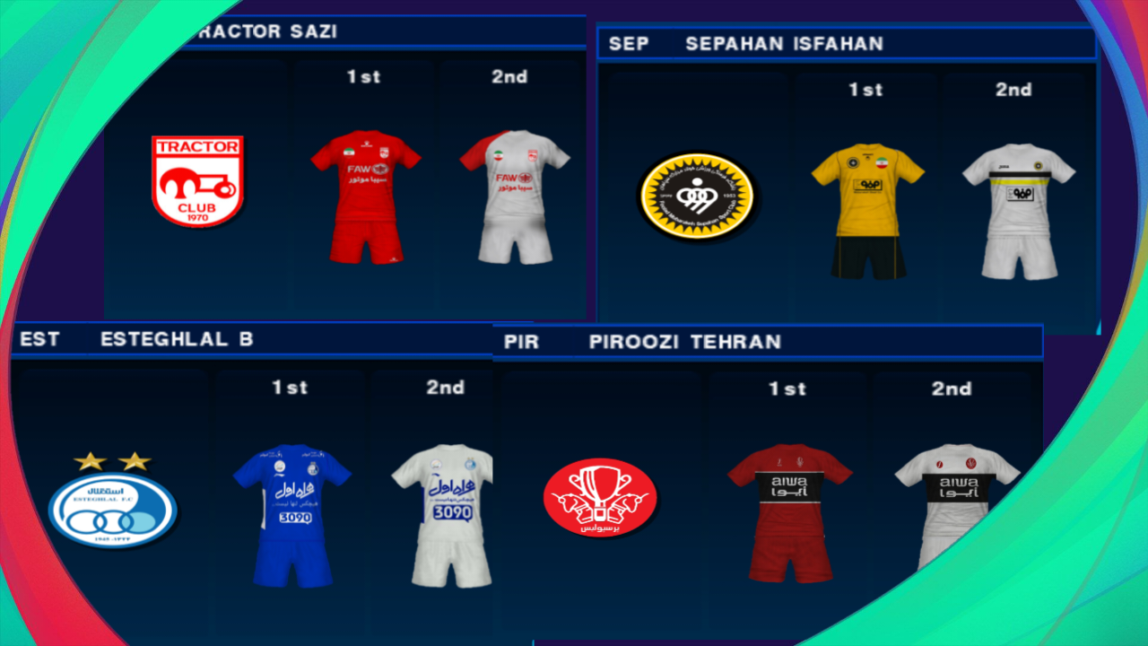 اسکرین شات 1 بازی ‏شبیه ساز فوتبال کلاسیک لیگ برتر ایران