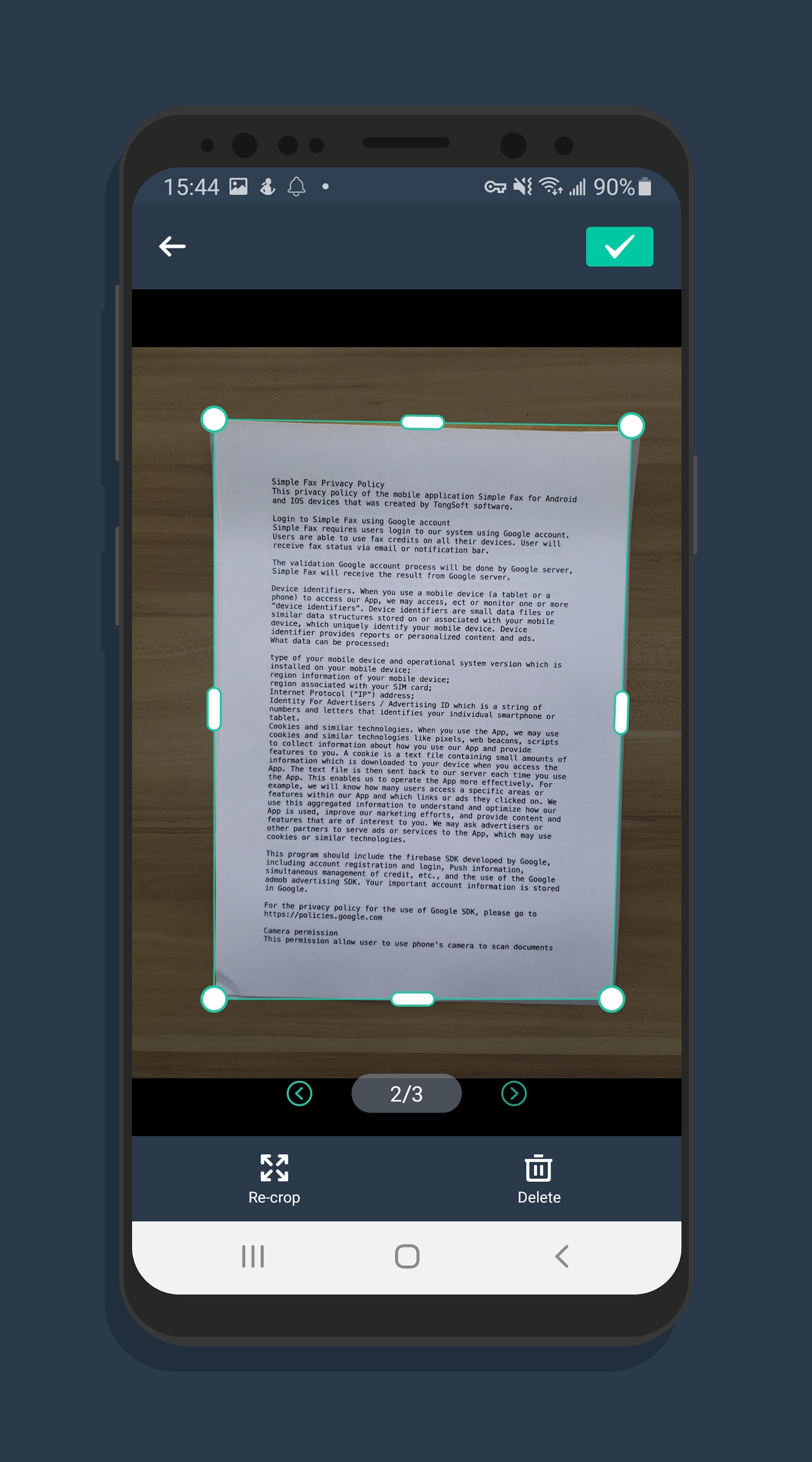 اسکرین شات 3 برنامه Doc Scanner  - PDF Scanner App