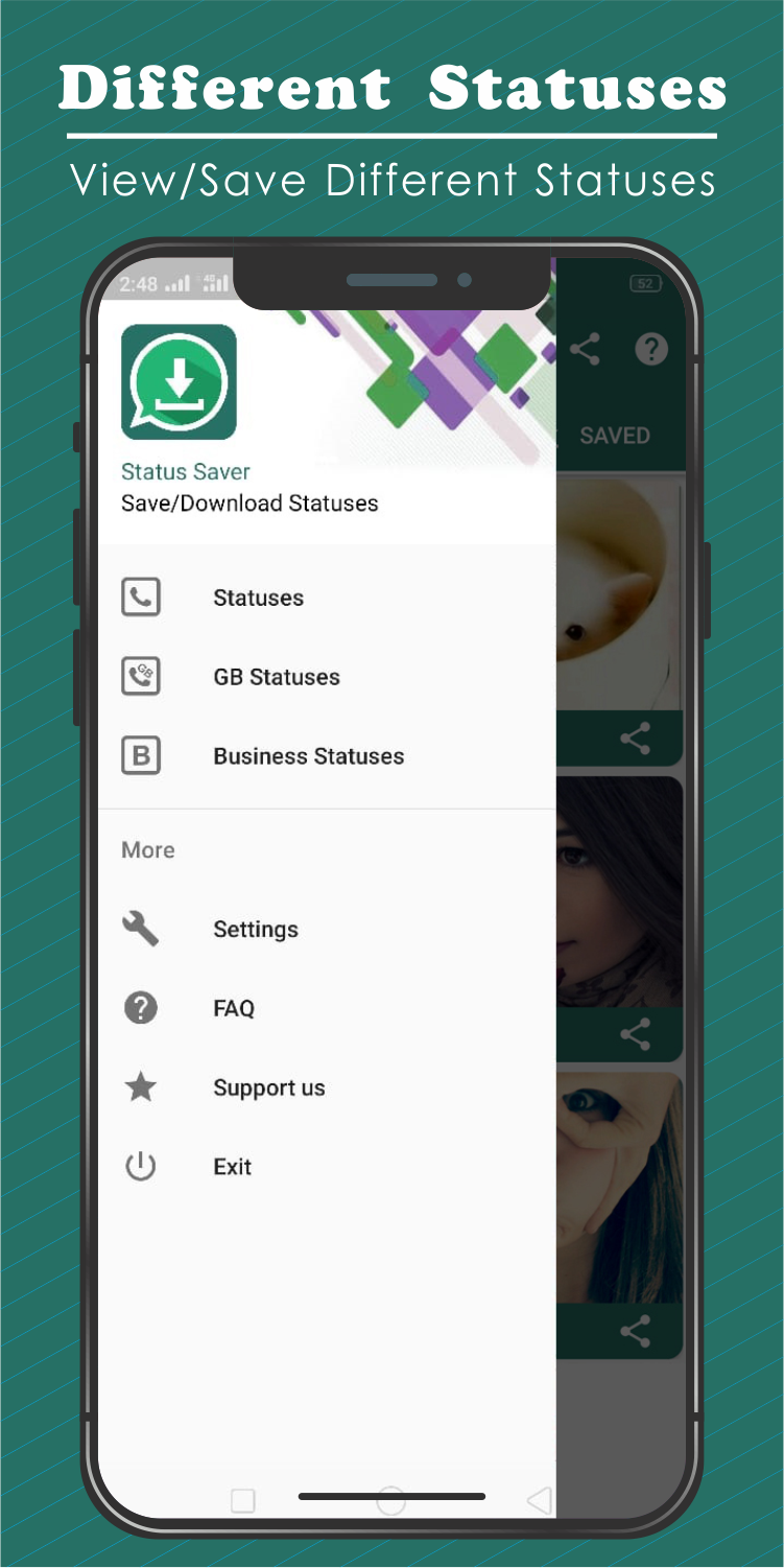 اسکرین شات 7 برنامه Status Saver・Status Downloader