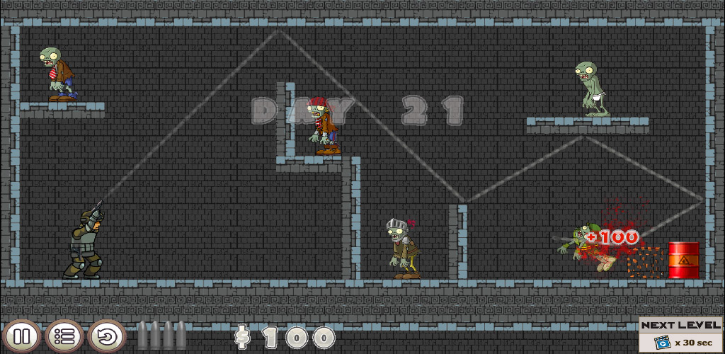 اسکرین شات 3 بازی Zombie Shooter:Survival Instin