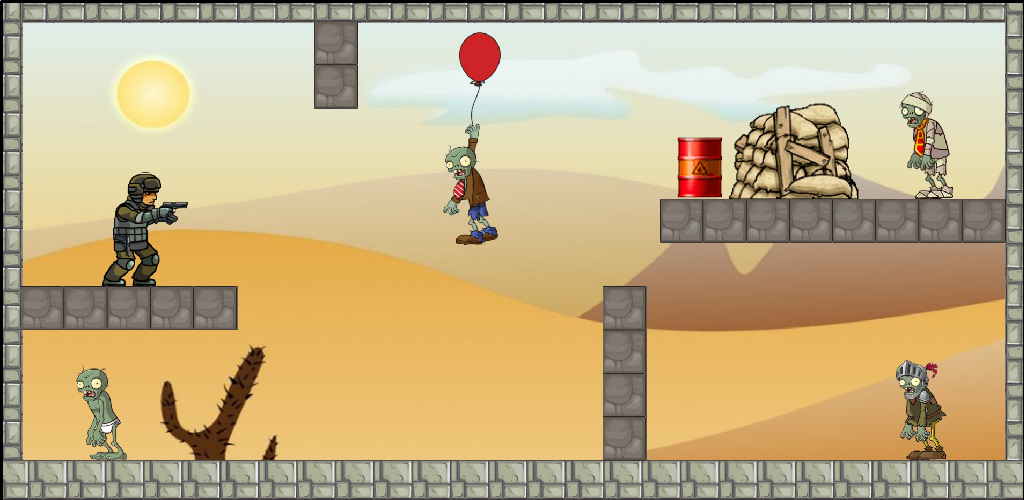 اسکرین شات 1 بازی Zombie Shooter:Survival Instin