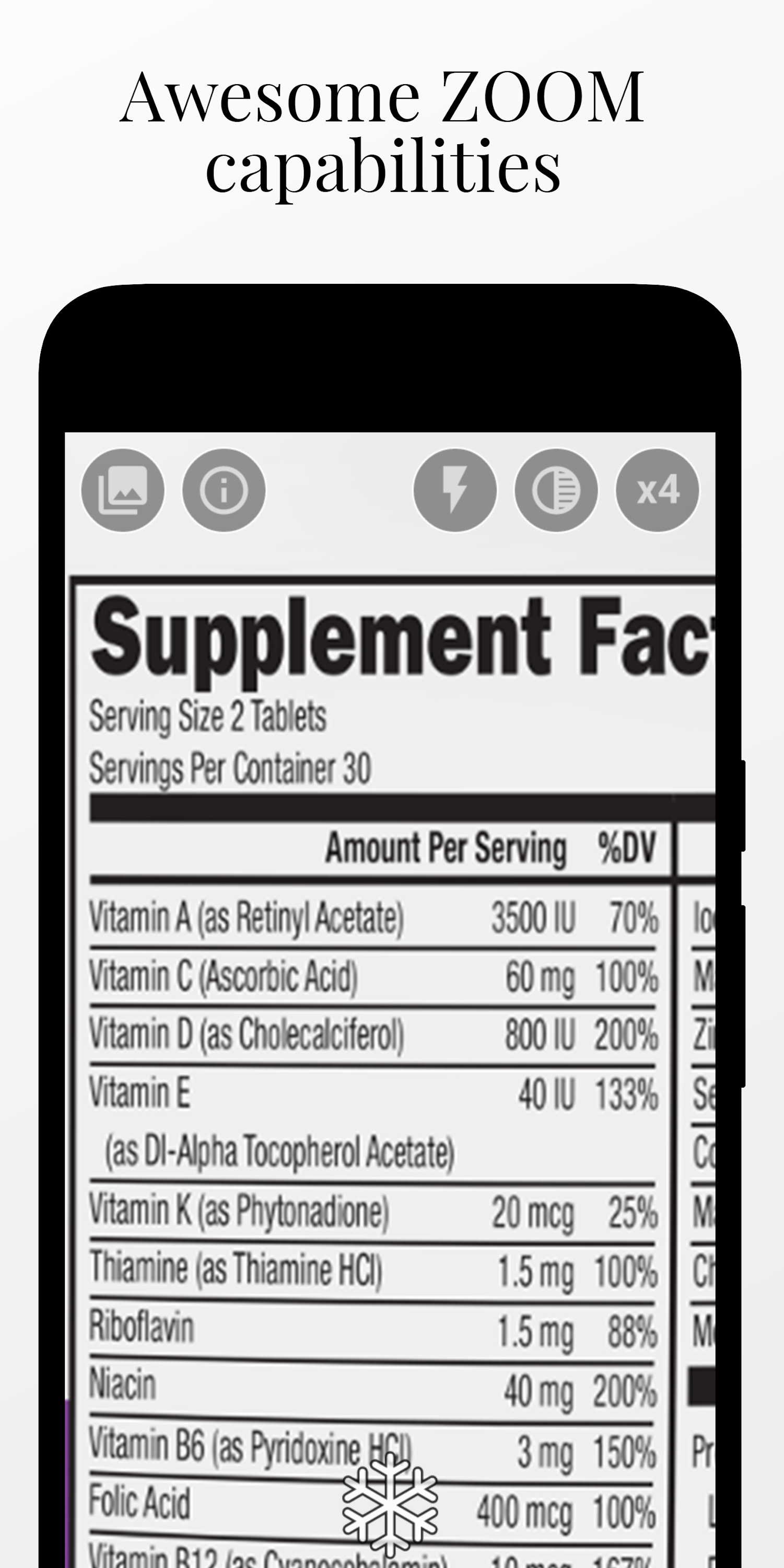 اسکرین شات 3 برنامه Magnifier - Magnifying Glass