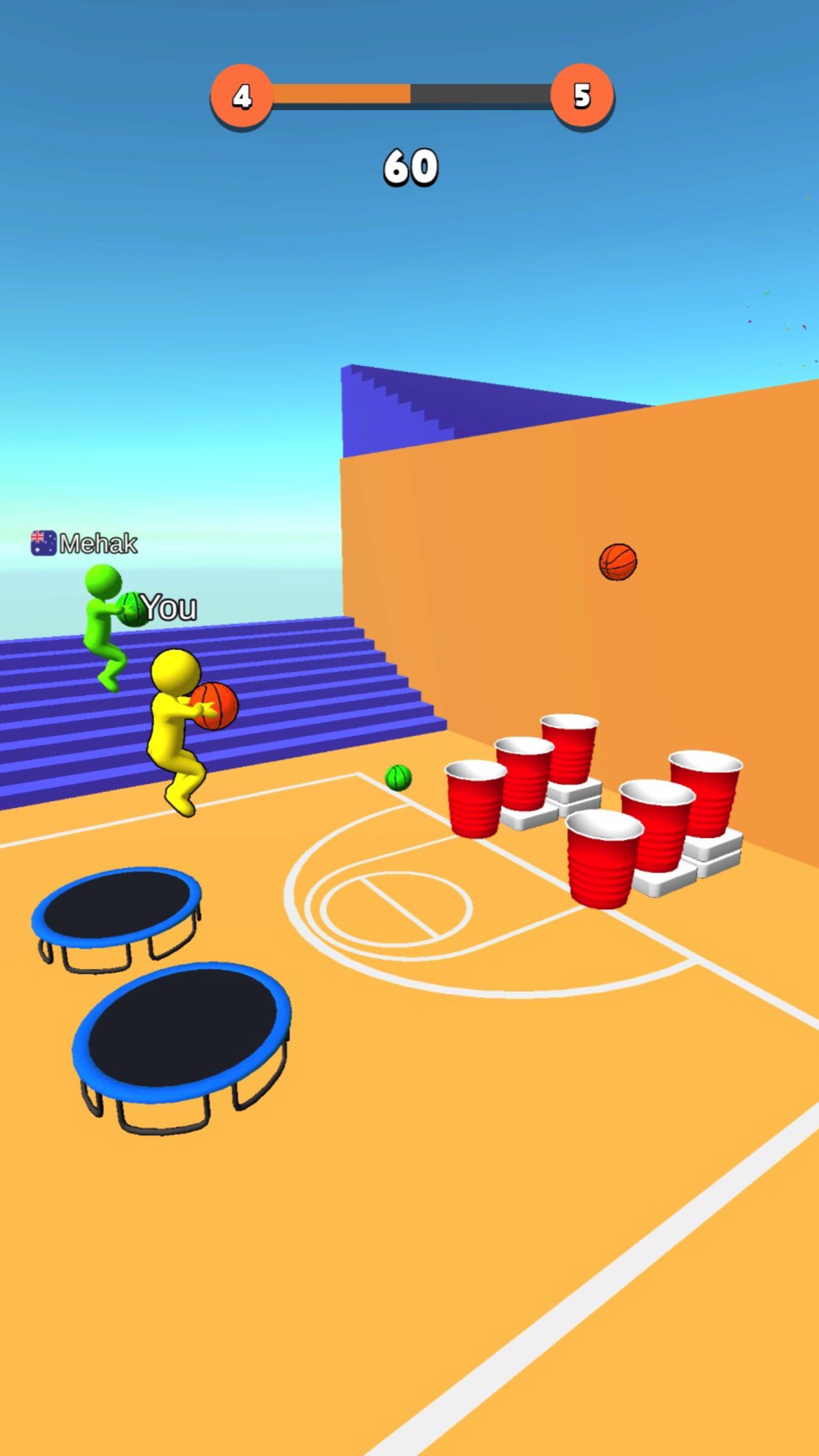 اسکرین شات 2 بازی Jump Dunk 3D
