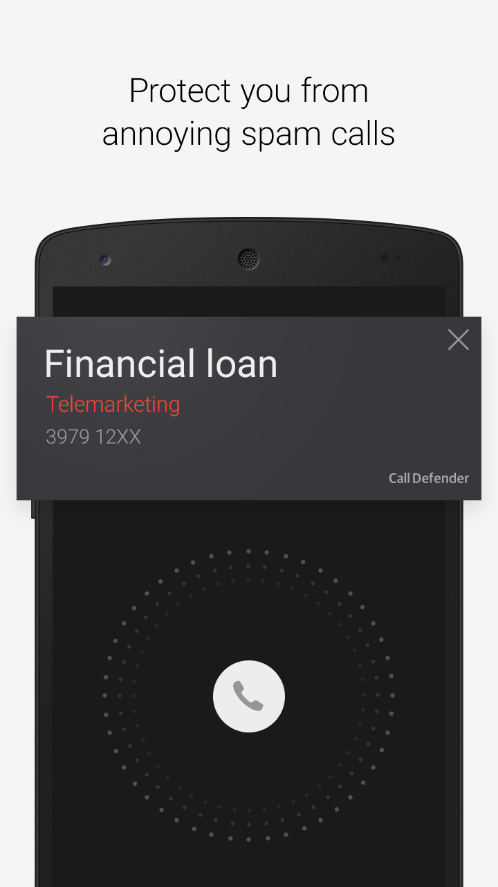 اسکرین شات 2 برنامه Call Defender - Caller ID