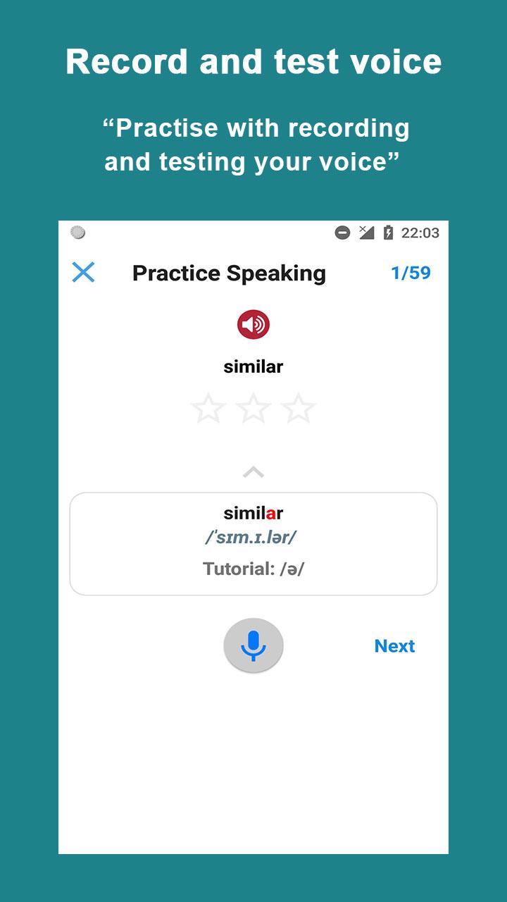 اسکرین شات 3 برنامه English Pronunciation