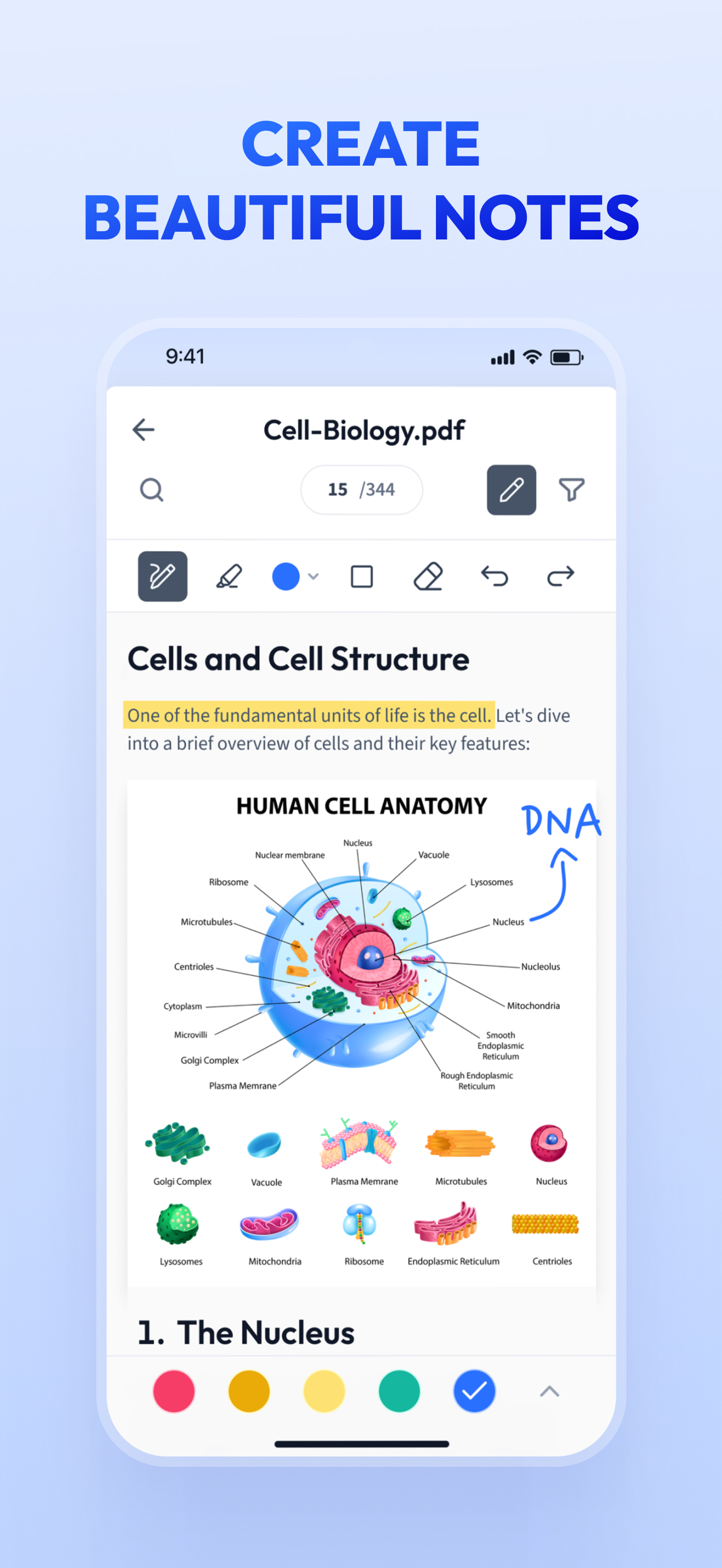 اسکرین شات 6 برنامه Vaia: Study, Notes, Flashcards