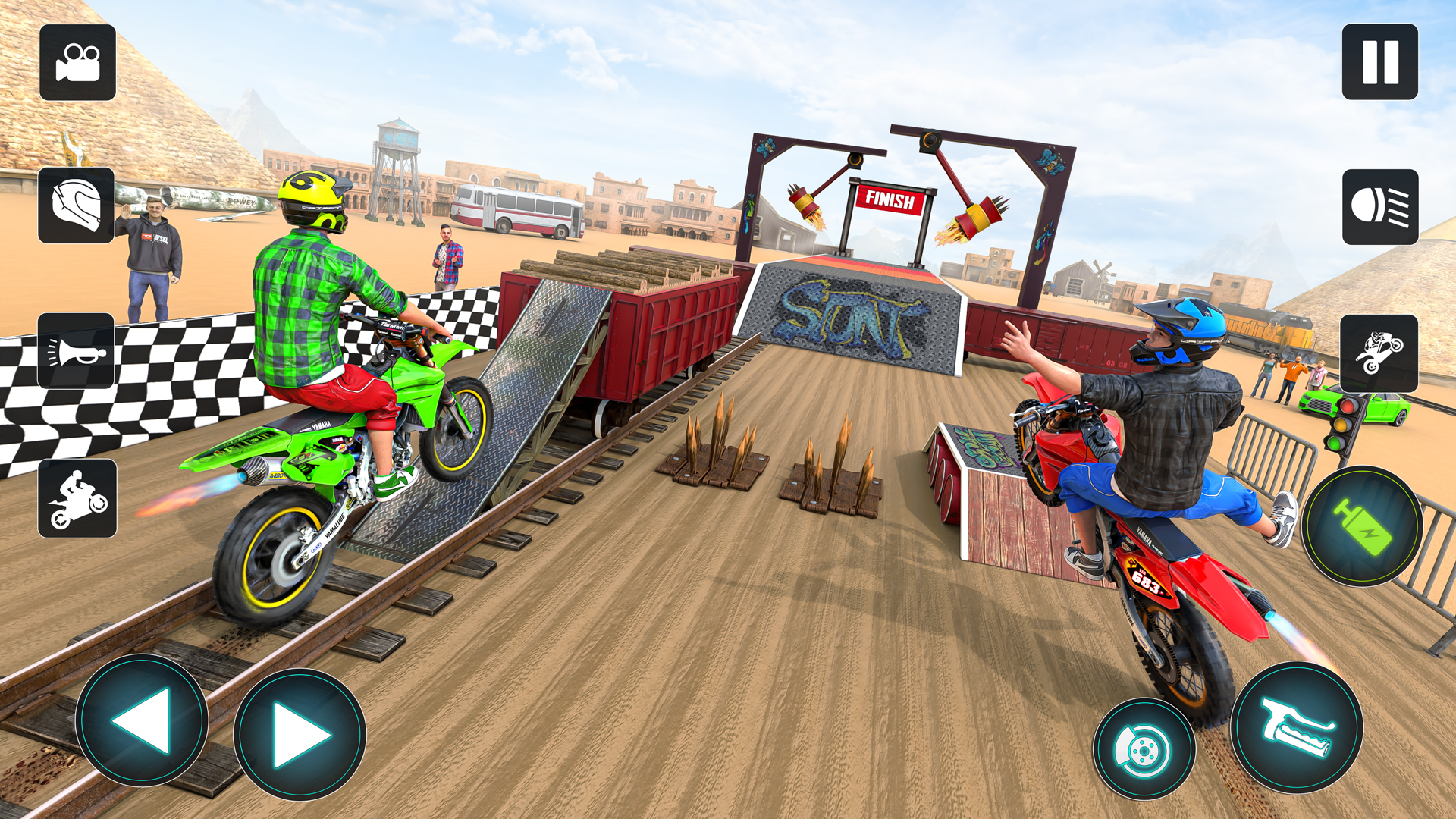 اسکرین شات 5 برنامه Bike Stunt Games : Bike Games