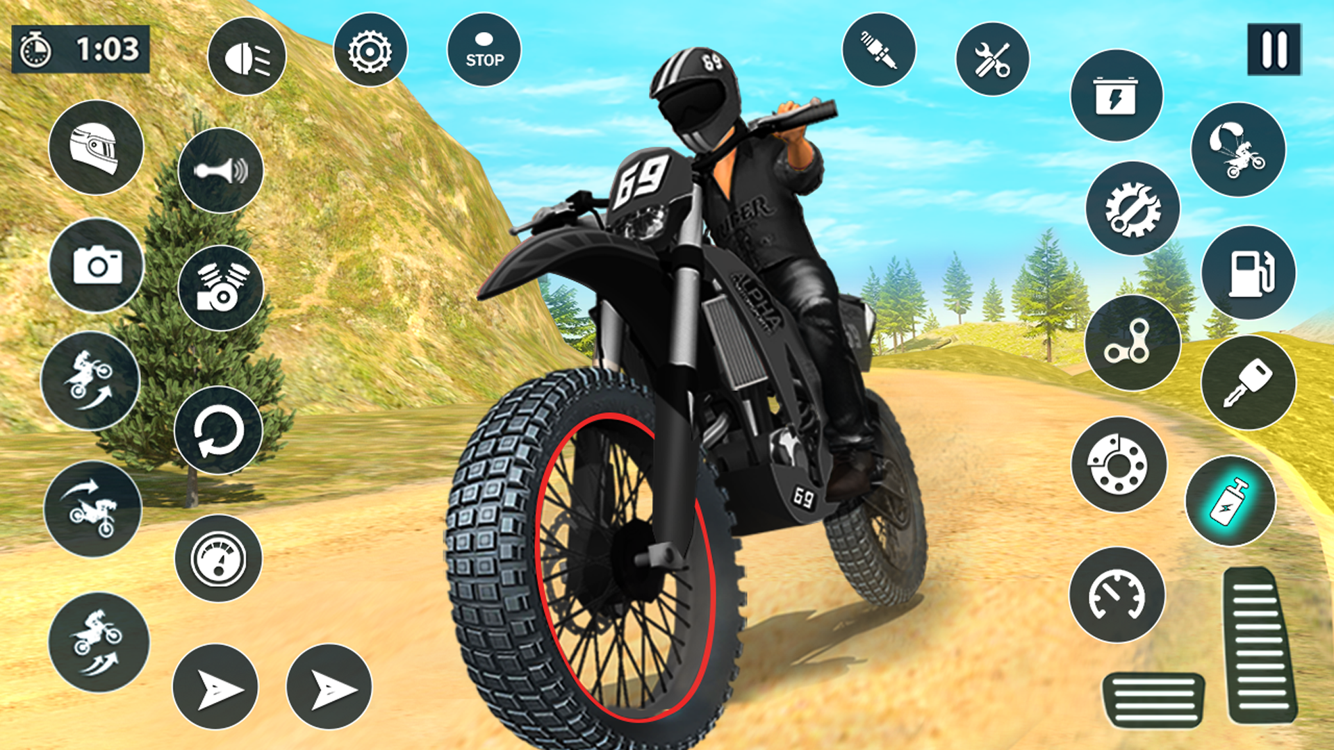 اسکرین شات 1 برنامه Bike Stunt Games : Bike Games