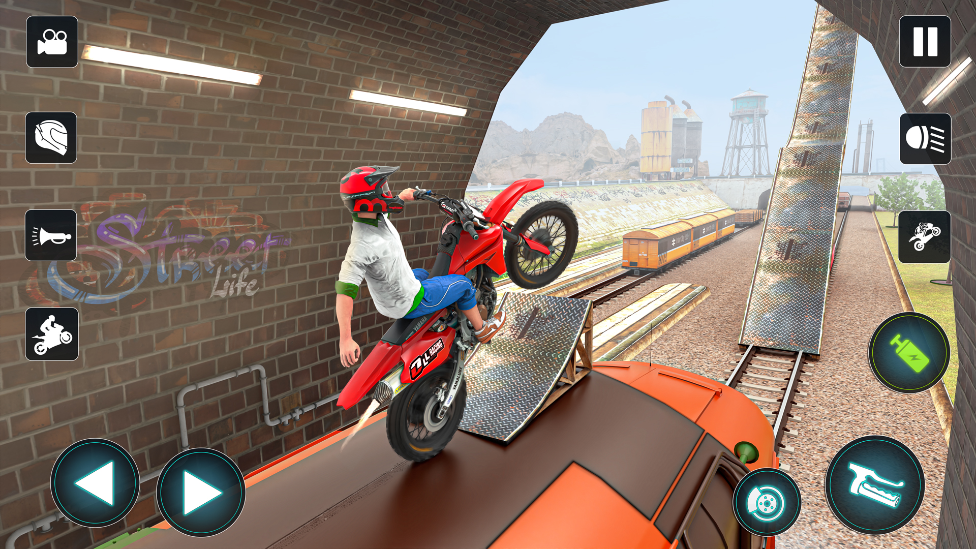 اسکرین شات 3 برنامه Bike Stunt Games : Bike Games