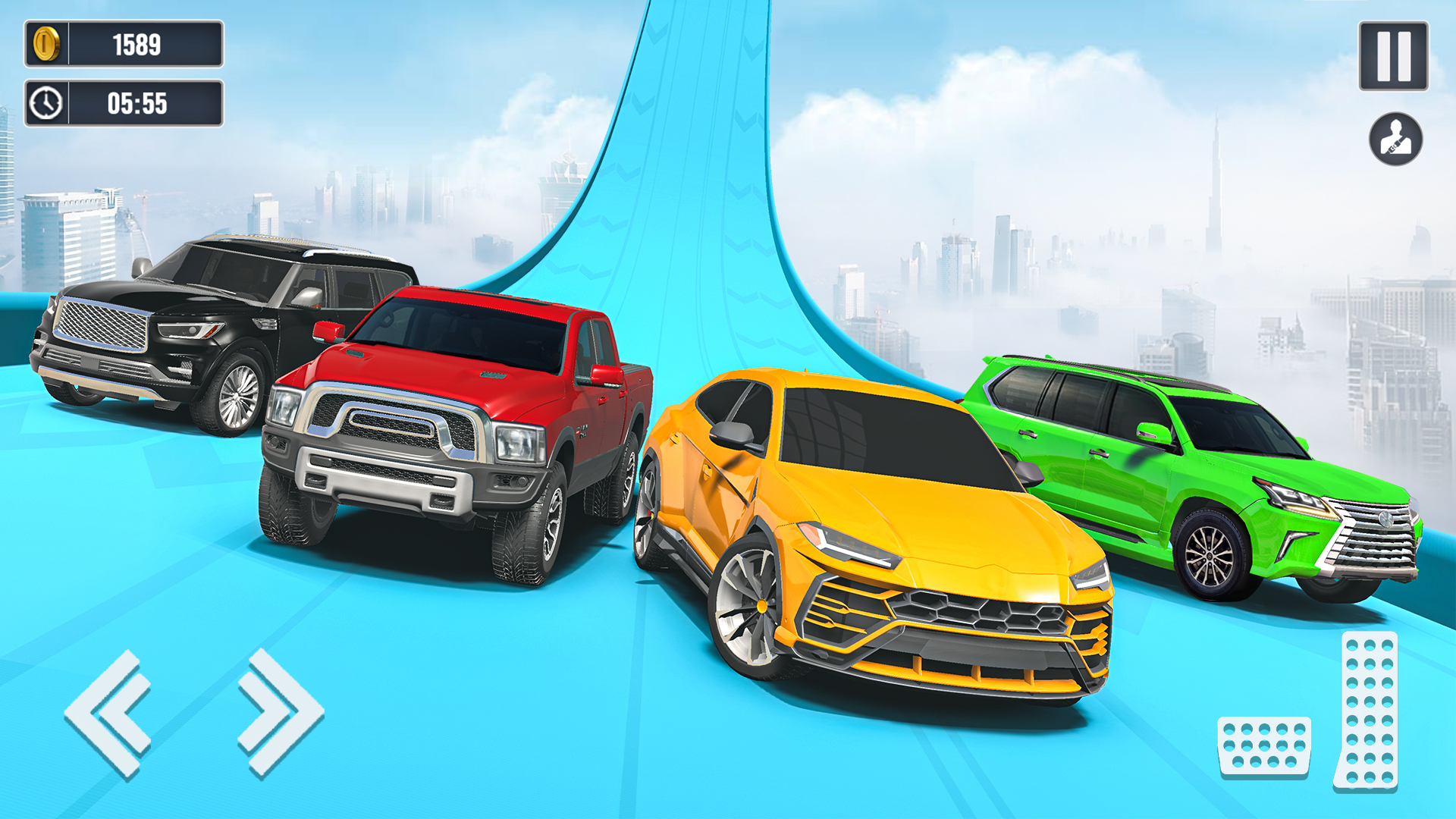 اسکرین شات 2 بازی Car Stunt Game: Stunt Car Race