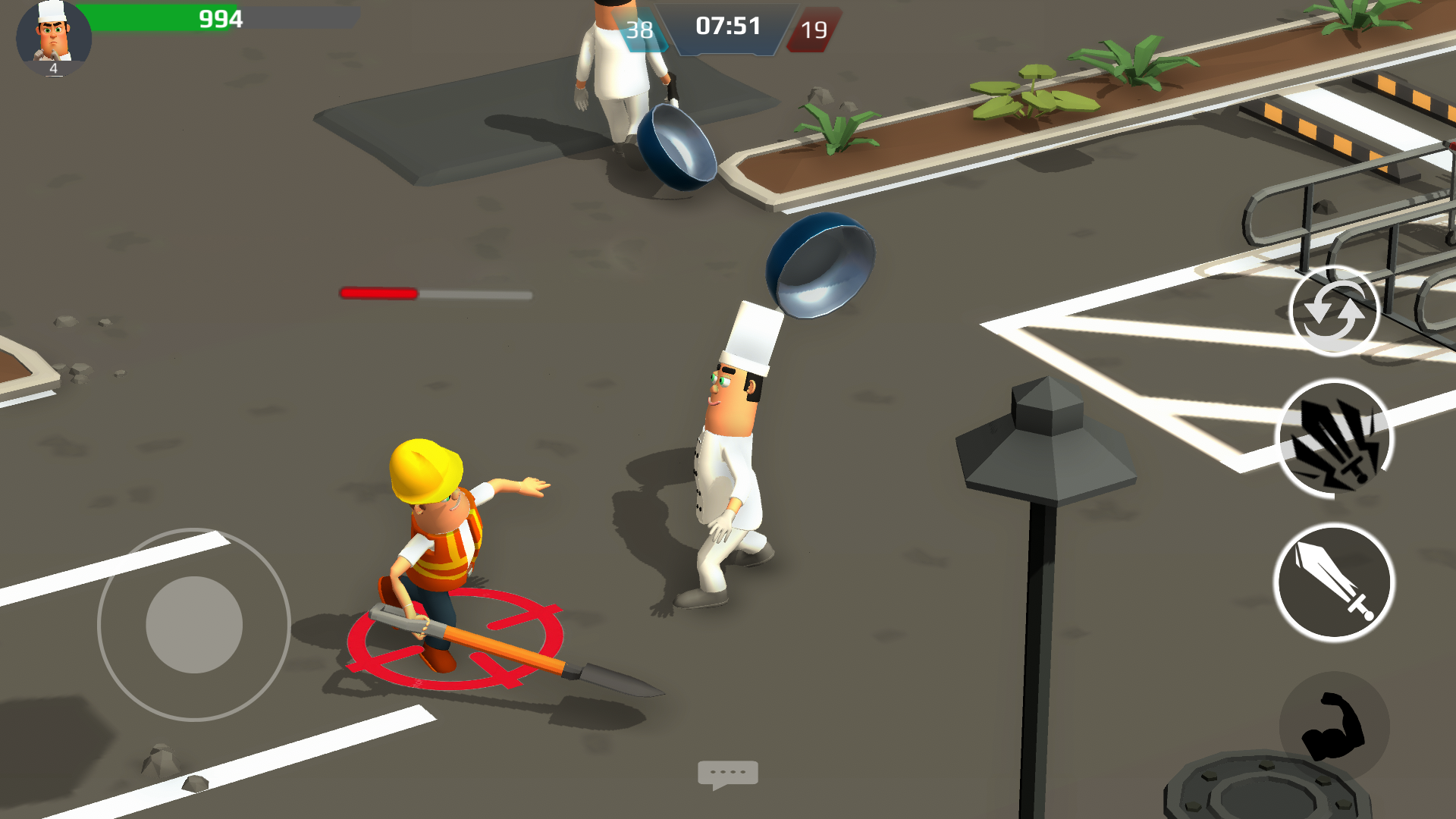 اسکرین شات 4 بازی War Job: Toilet Battle
