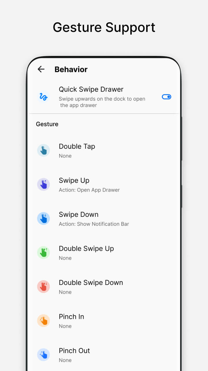 اسکرین شات 4 برنامه Android 14 Style Launcher