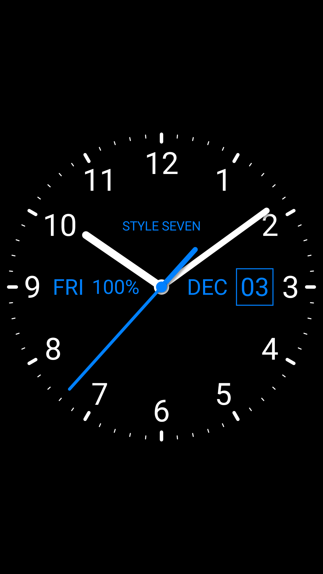 اسکرین شات 4 برنامه Analog Clock Live Wallpaper-7