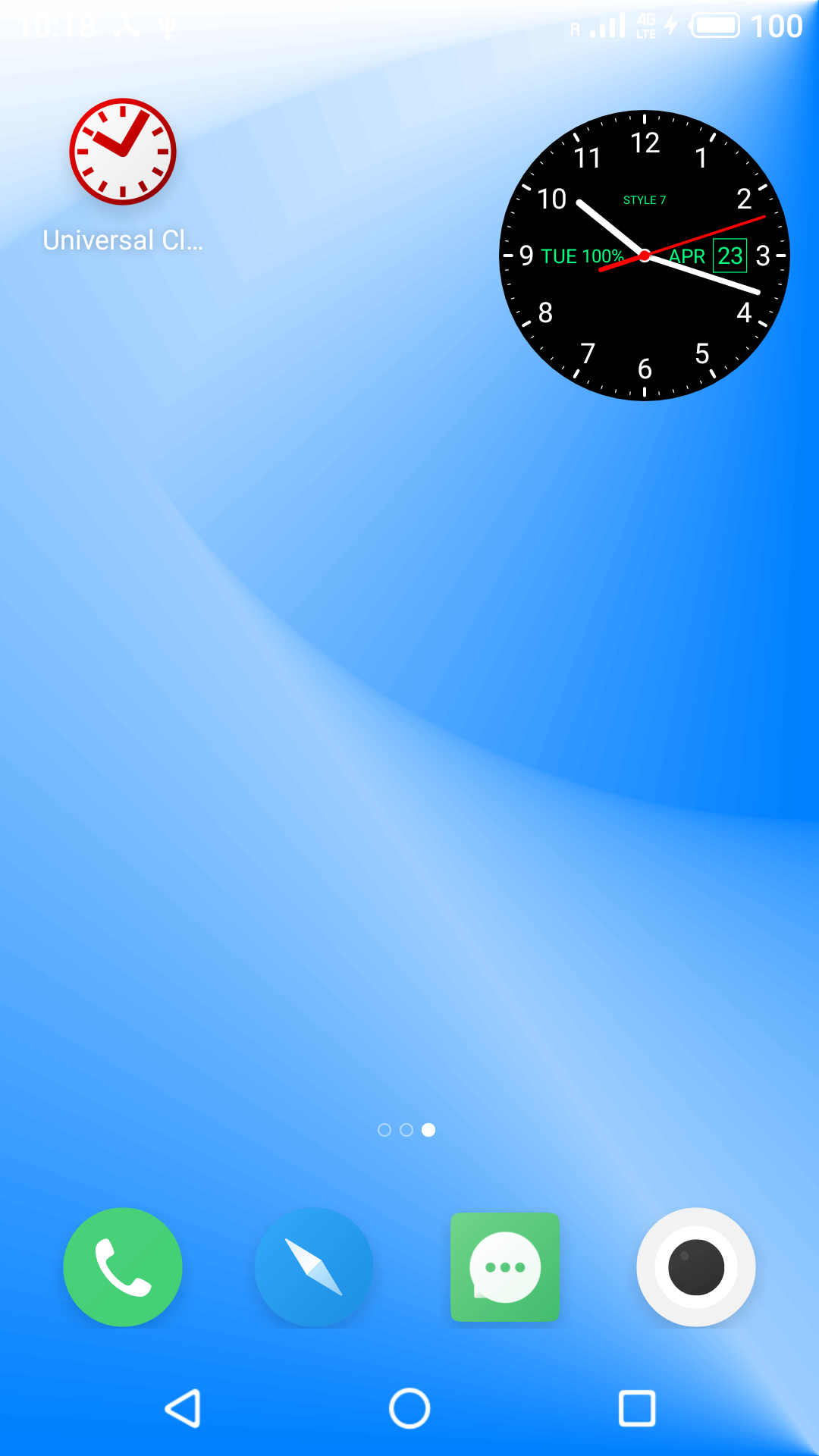 اسکرین شات 8 برنامه Analog Clock Live Wallpaper-7