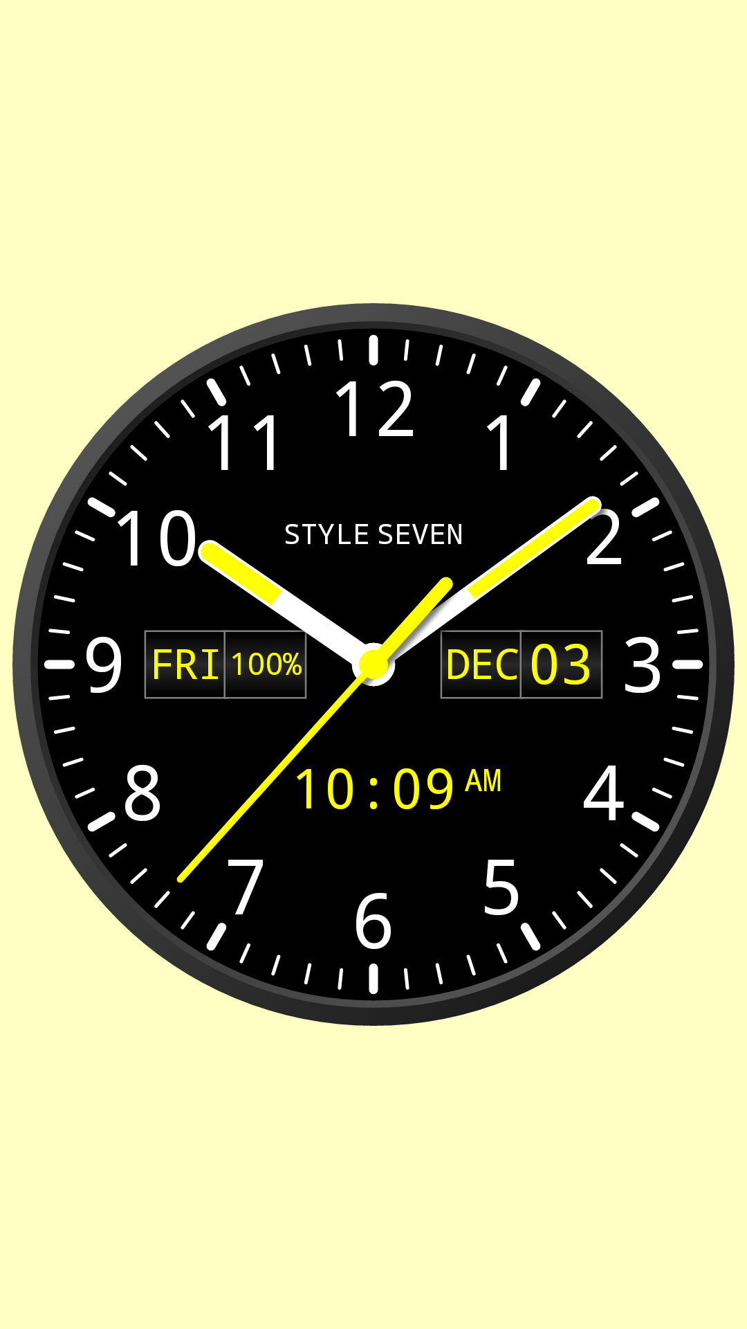اسکرین شات 3 برنامه Analog Clock Widget Plus-7