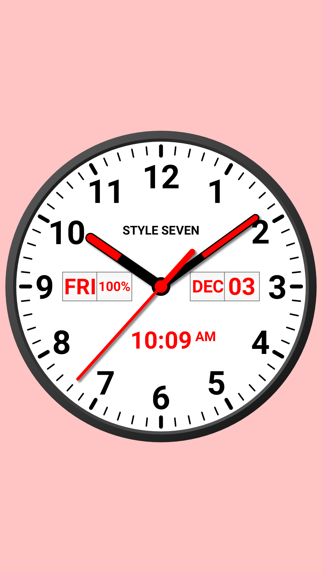 اسکرین شات 5 برنامه Analog Clock Widget Plus-7