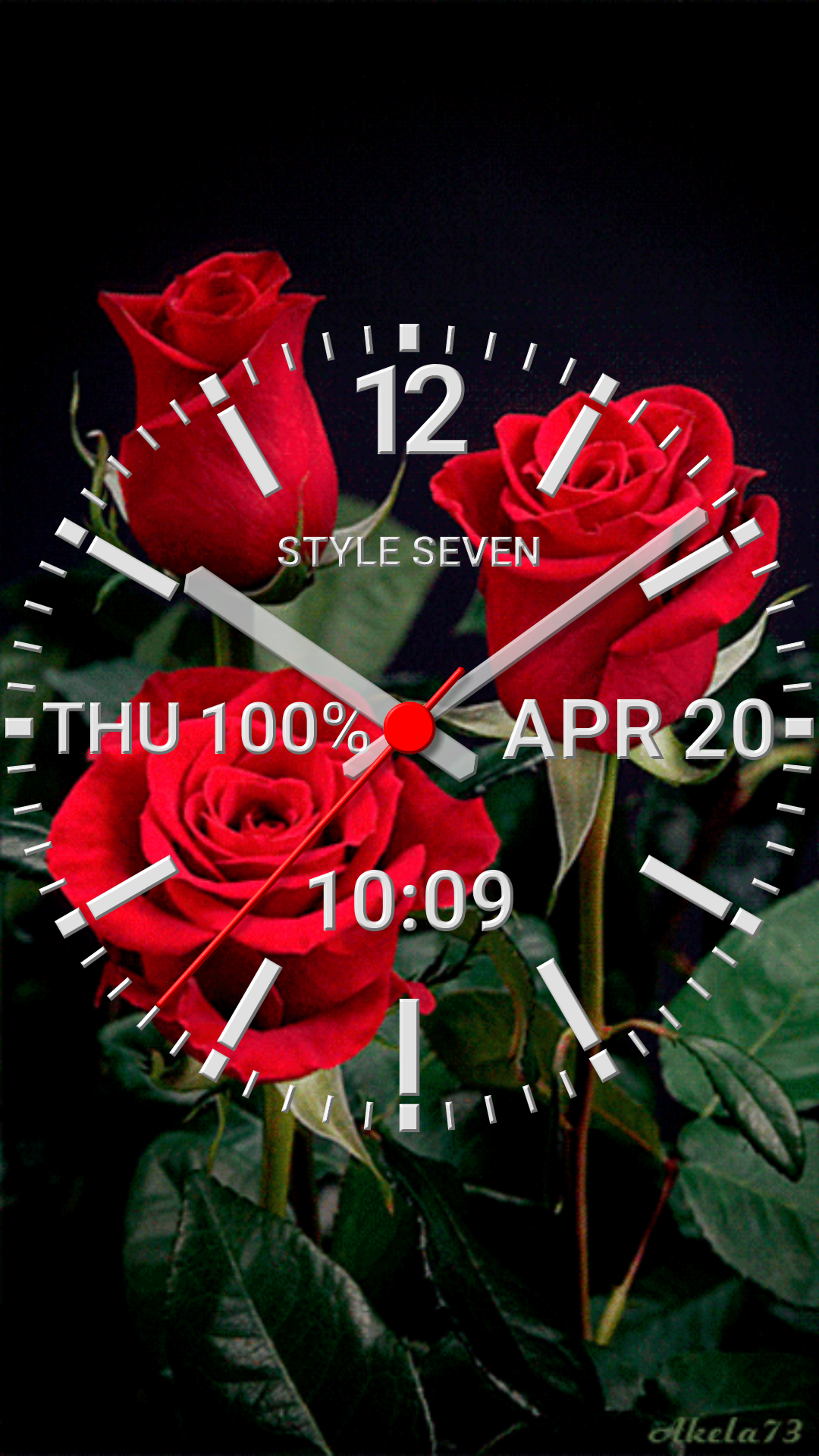 اسکرین شات 2 برنامه Speaking Analog Clock-7