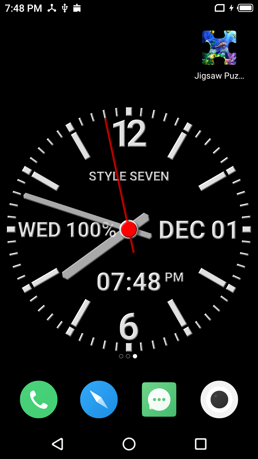 اسکرین شات 4 برنامه Speaking Analog Clock-7