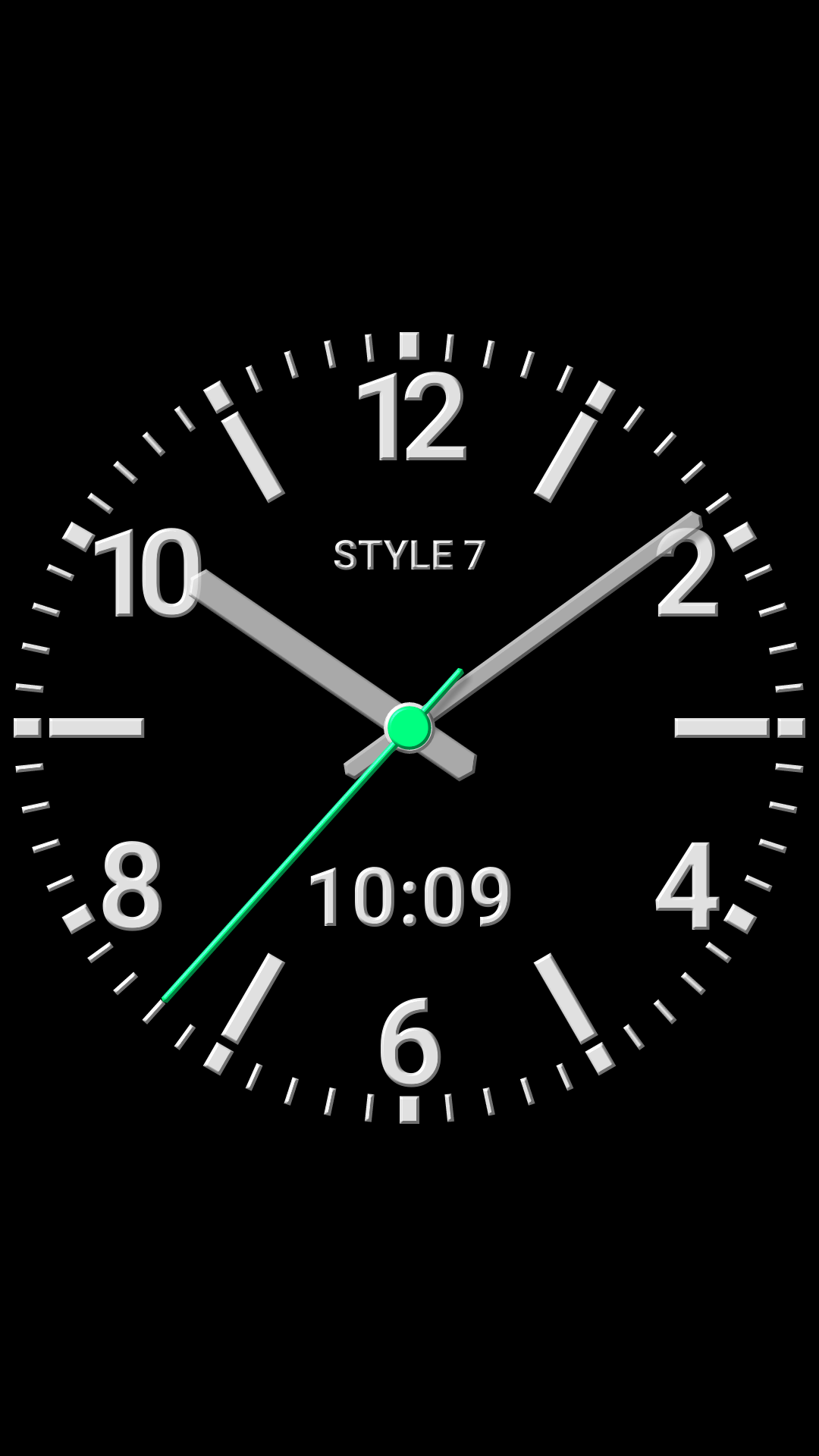 اسکرین شات 7 برنامه Speaking Analog Clock-7