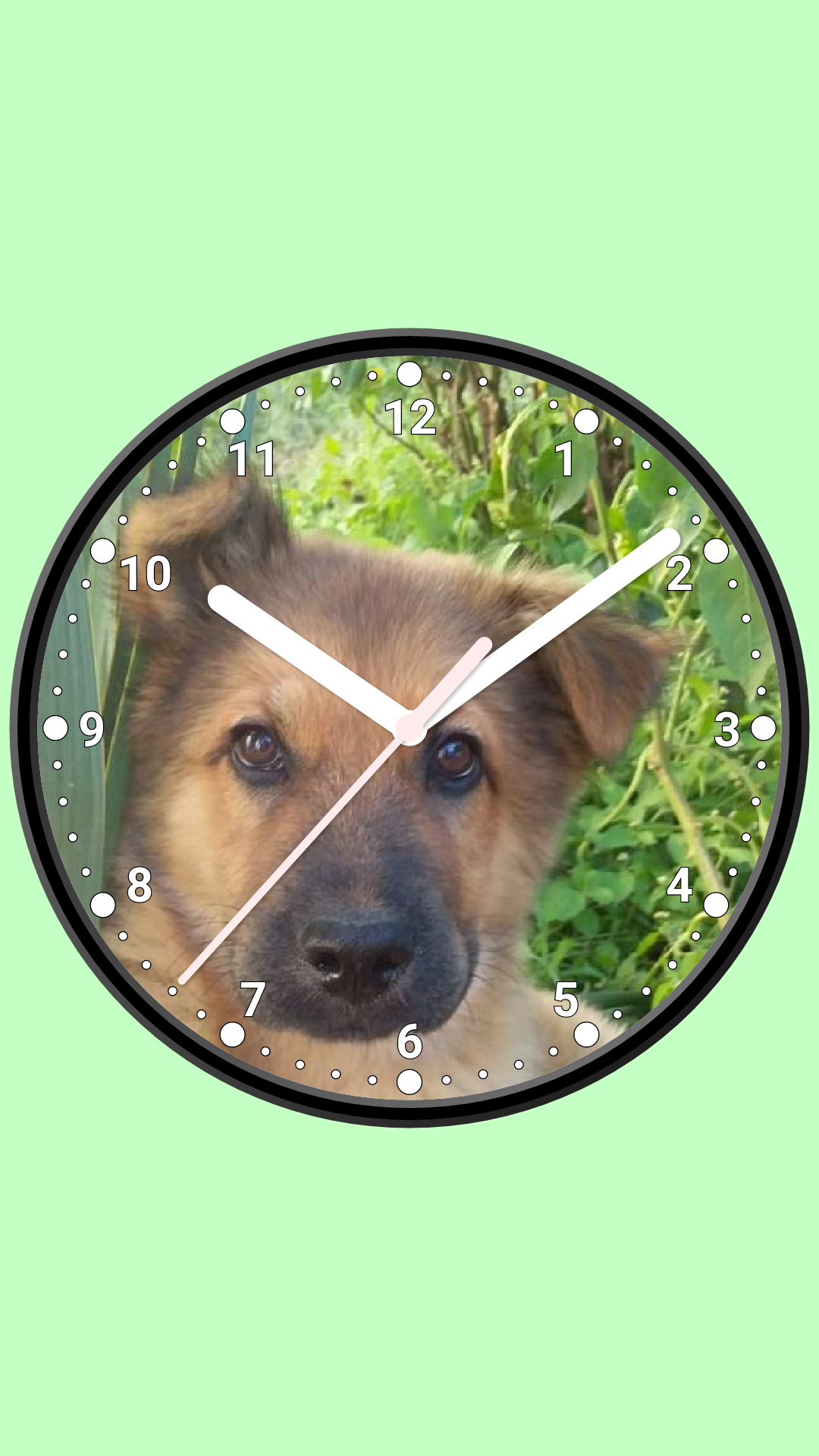 اسکرین شات 3 برنامه Photo Analog Clock-7