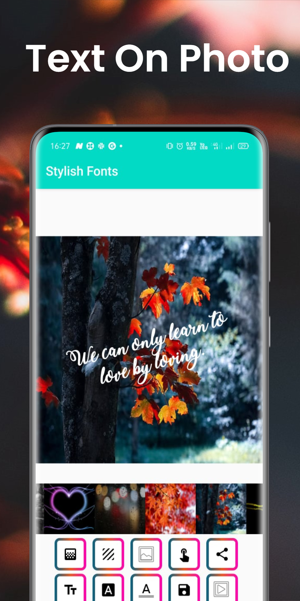 اسکرین شات 4 برنامه Stylish Fonts