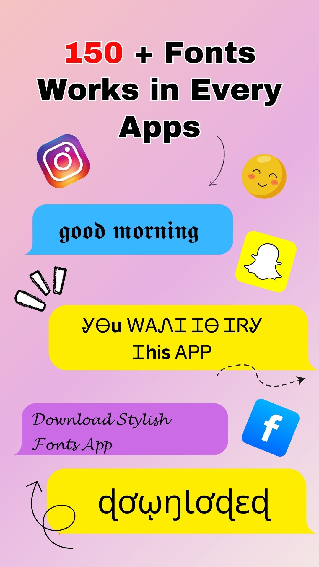 اسکرین شات 5 برنامه Stylish Fonts
