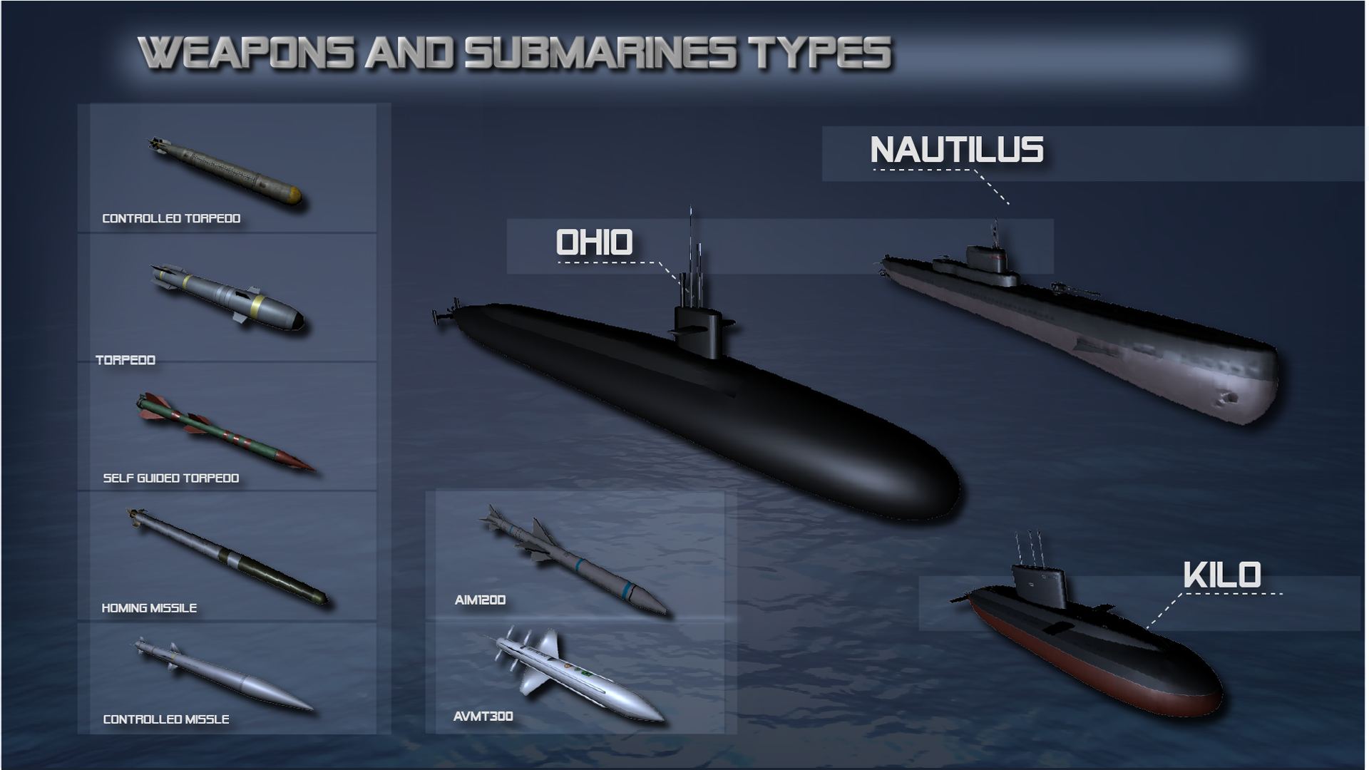 اسکرین شات 4 بازی Submarine Simulator : Naval Wa