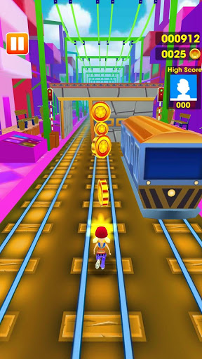اسکرین شات 5 بازی Subway Bus - Train Surf 3D