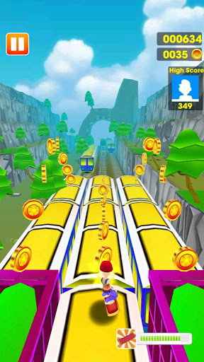اسکرین شات 3 بازی Subway Bus - Train Surf 3D