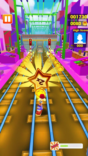 اسکرین شات 1 بازی Subway Bus - Train Surf 3D