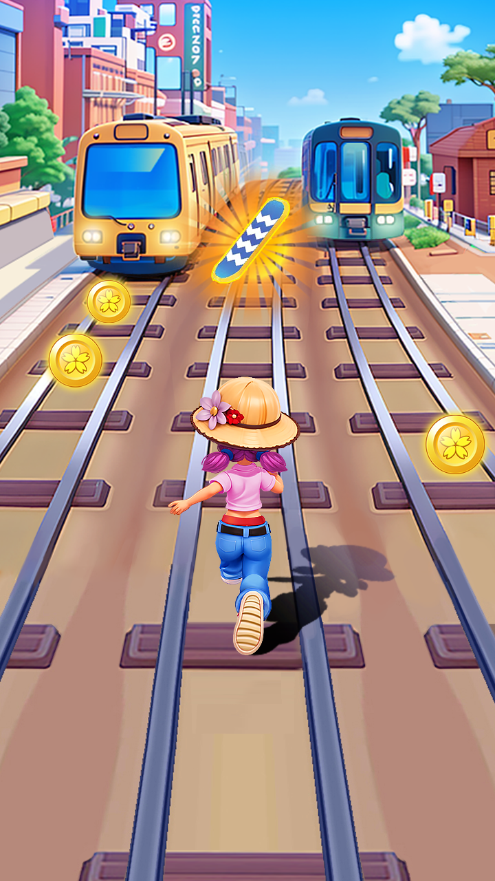 اسکرین شات 1 بازی Railway 3D Surf