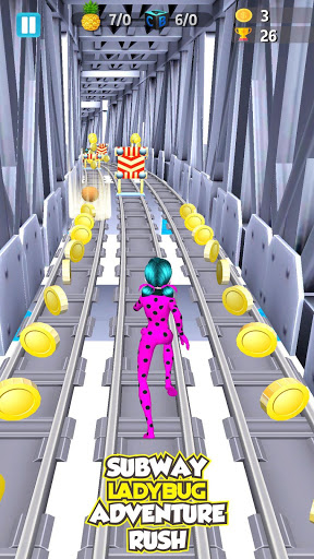اسکرین شات 4 بازی Subway Lady Bug Dash - Adventure Cat Noir Run