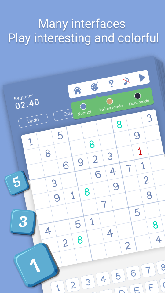 اسکرین شات 1 بازی Sudoku Classic: test IQ game