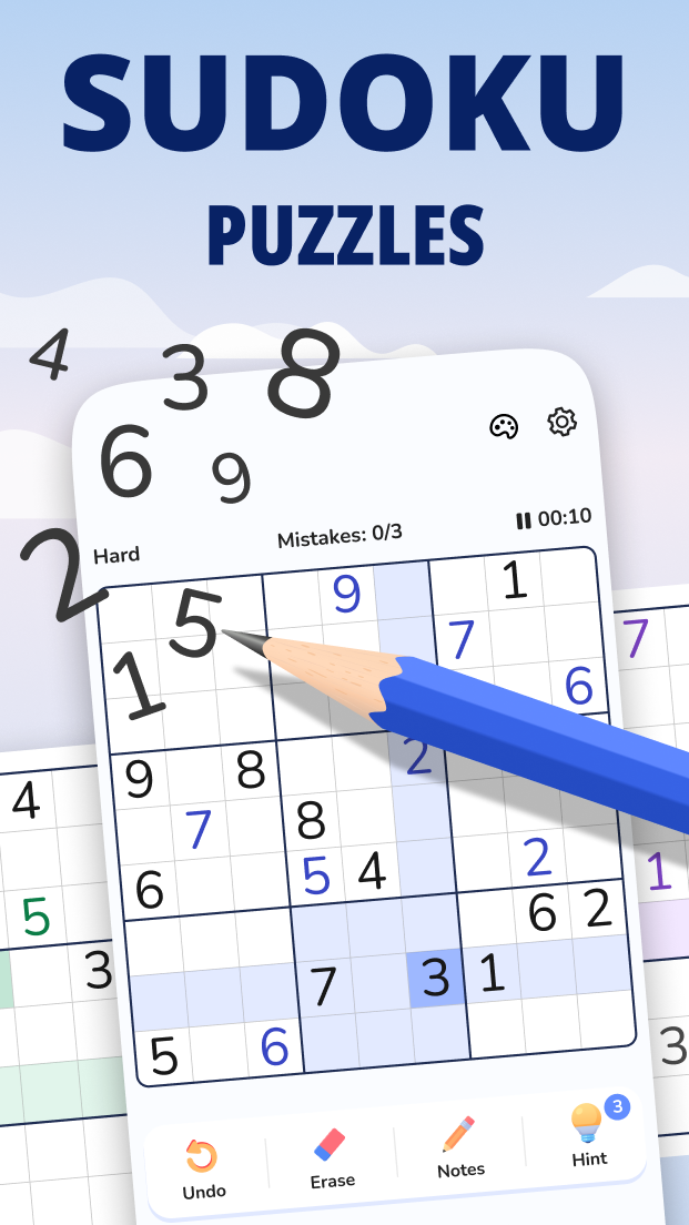 اسکرین شات 1 بازی Sudoku - Classic Sudoku Game