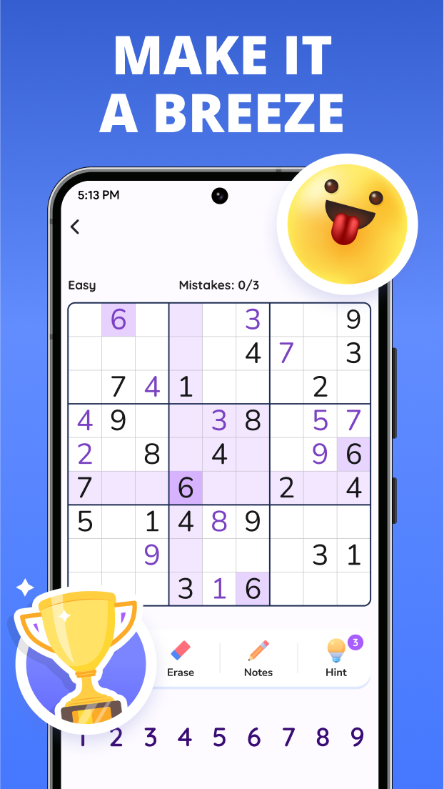 اسکرین شات 7 بازی Sudoku - Classic Sudoku Puzzle