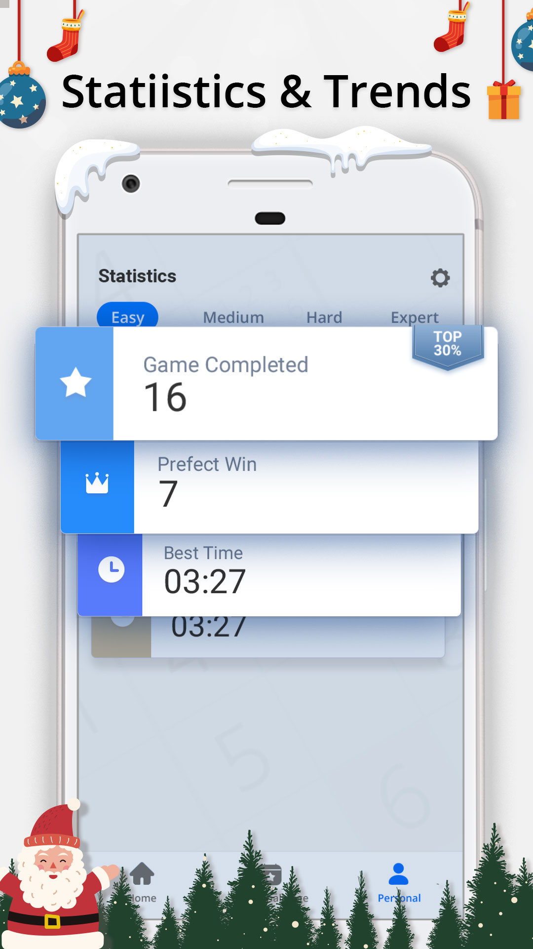 اسکرین شات 3 بازی Sudoku Puzzles: Fun Math Game