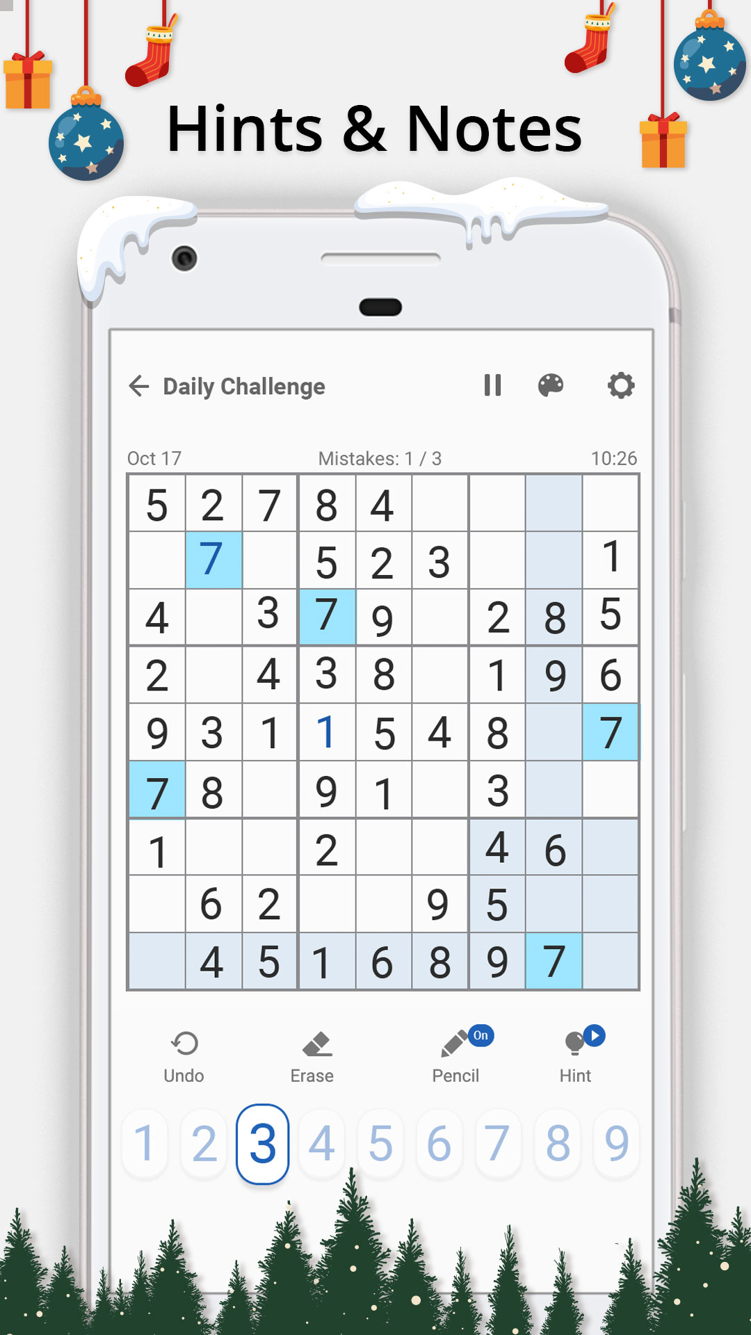 اسکرین شات 5 بازی Sudoku Master - Sudoku Puzzles