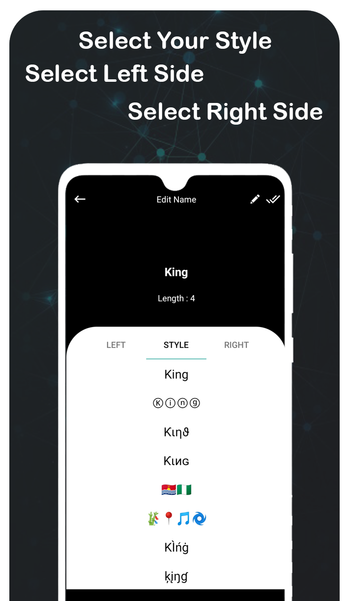 اسکرین شات 6 برنامه Nickname Generator & Creator