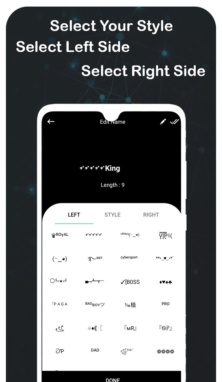 اسکرین شات 7 برنامه Nickname Generator & Creator