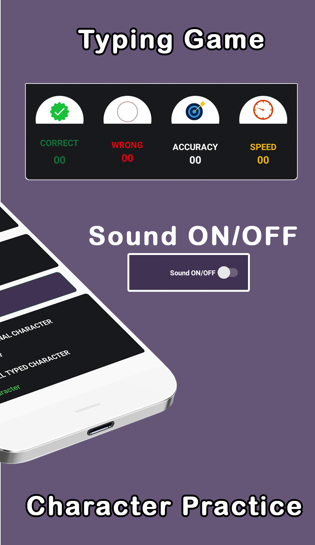 اسکرین شات 3 برنامه Typing Speed Test -Typing Game