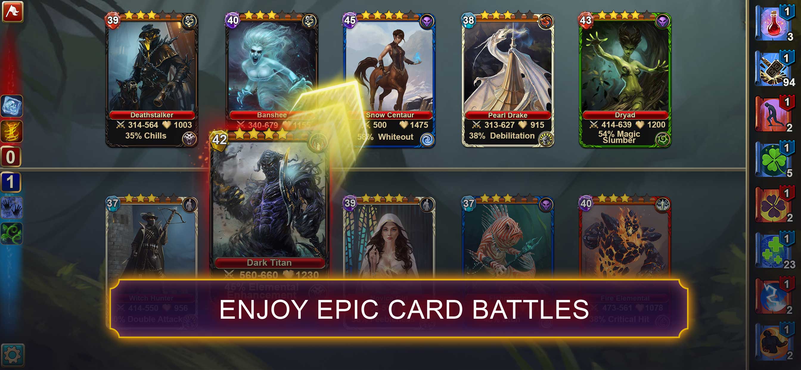 اسکرین شات 4 بازی Blood of Titans: Card Battle