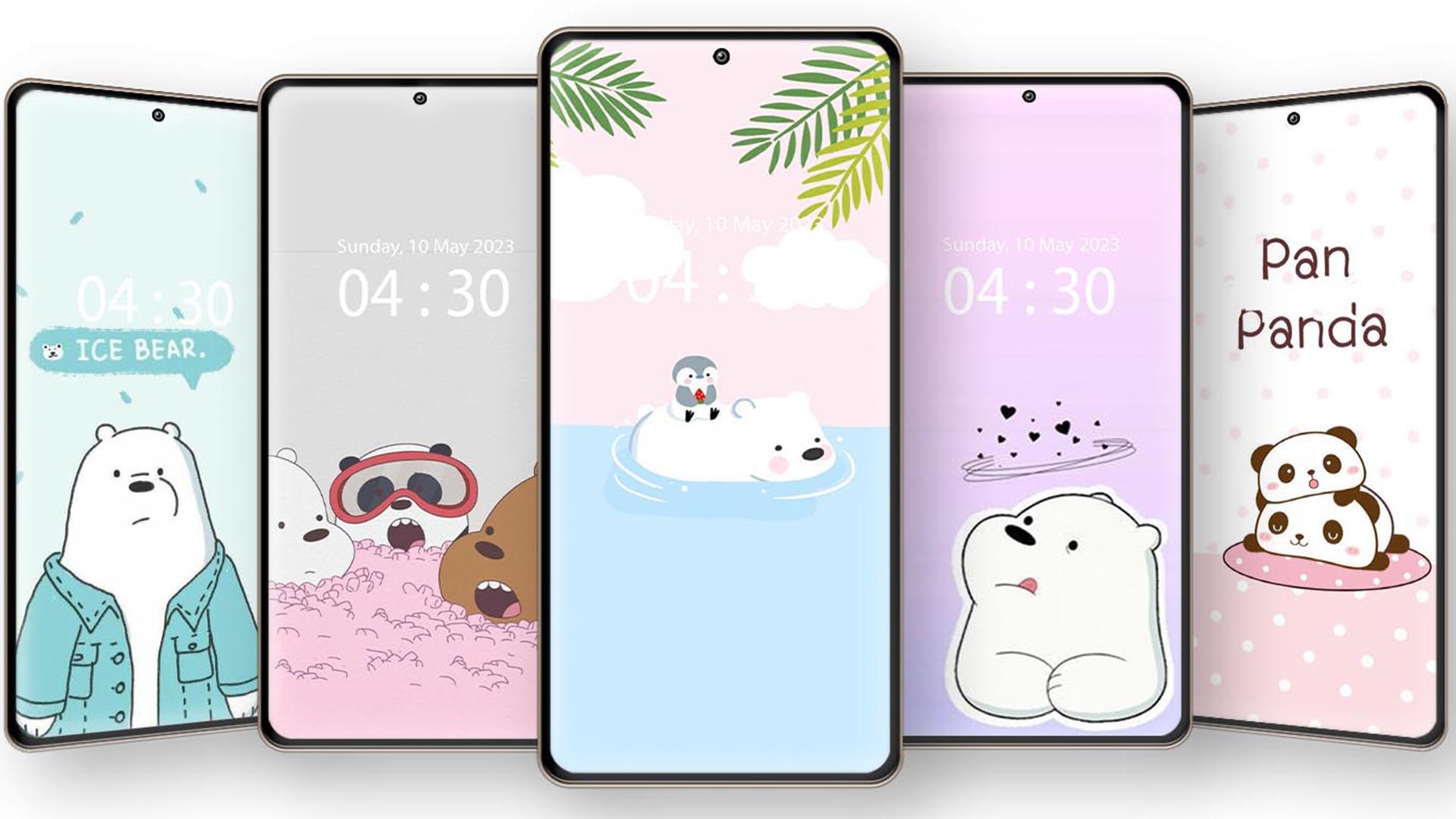اسکرین شات 3 برنامه Bear Wallpaper Cute 4K